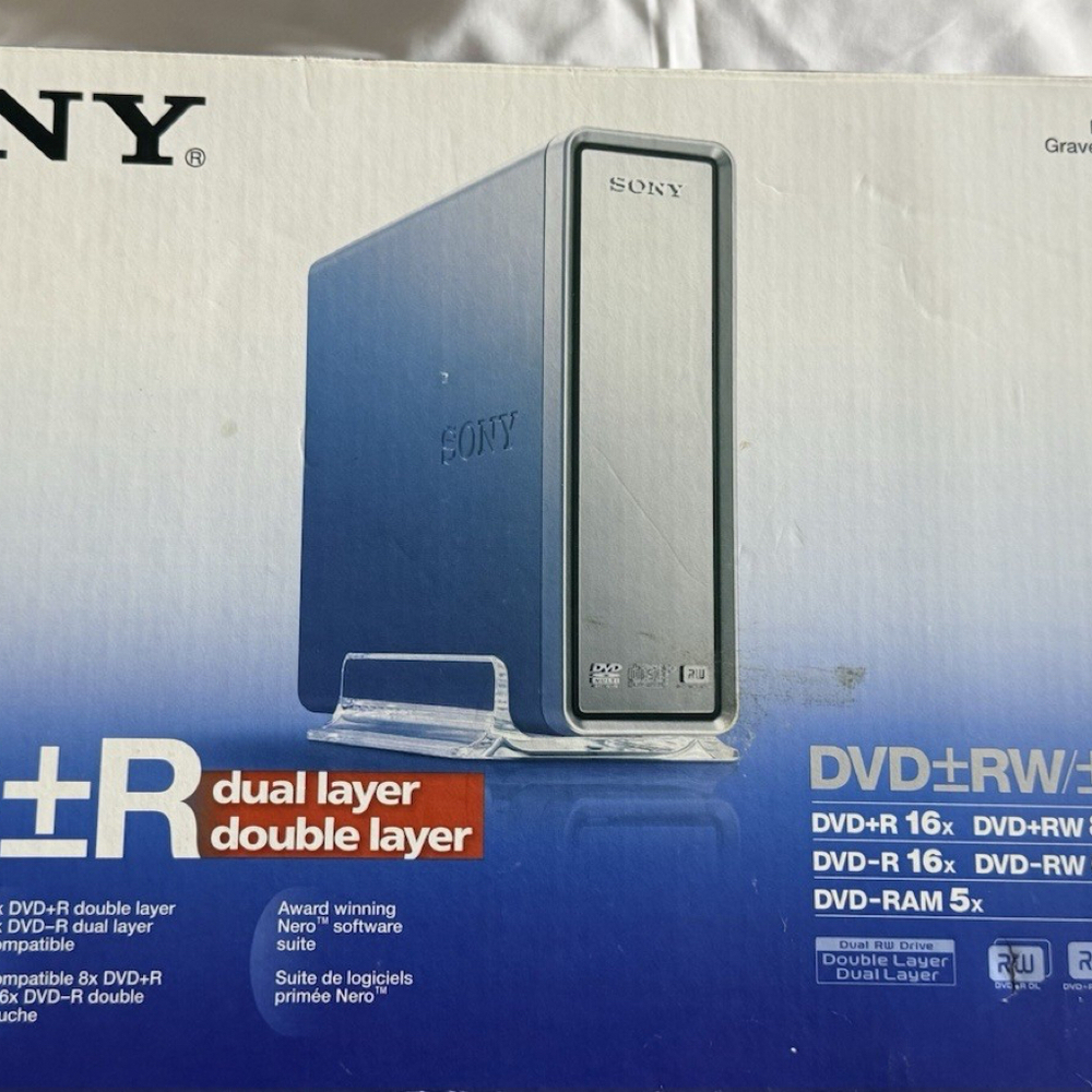 Sony DRX-820U External Double/Dual Layer DVD/CD ReWriteable Drive -